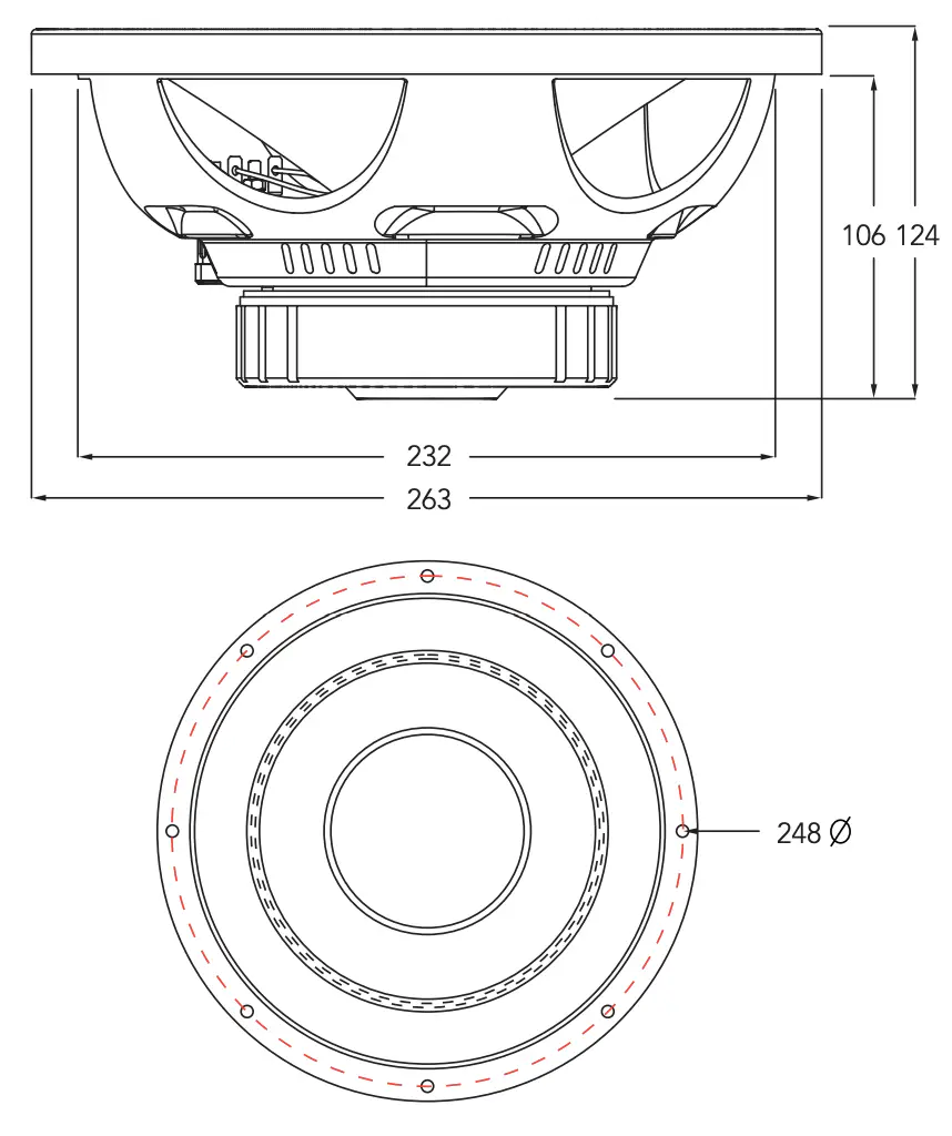 ESB HB 1.10S4 – 10" subwoofer